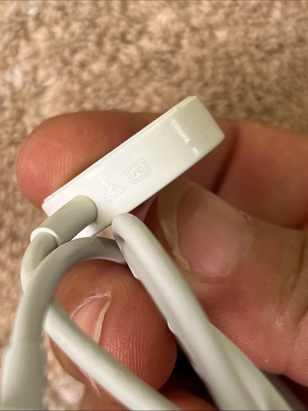 Apple Magnetic Watch Charger Cable - White USB-A